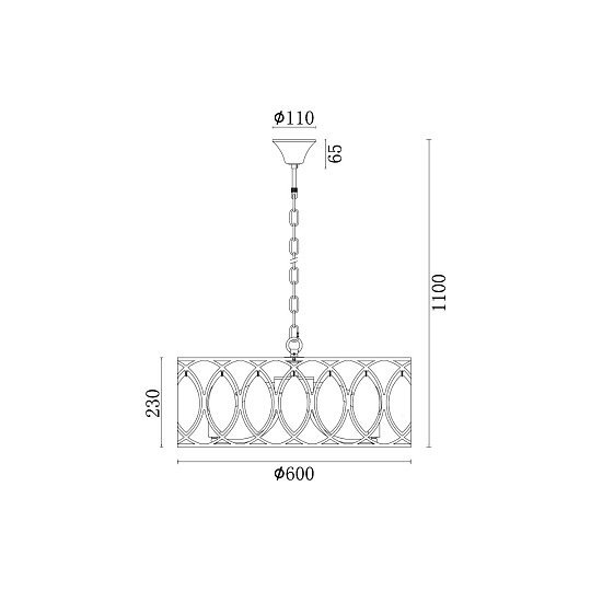 Подвесная люстра Vele Luce Angela VL3153P10 Фото № 5