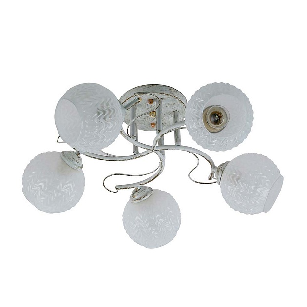 Потолочная люстра ЭкономСвет 10054/5WG WT изображение 1 Потолочная люстра ЭкономСвет 10054/5WG WT Фото № 1
