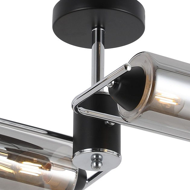 Потолочная люстра Illumico IL8243-4COU-79 BK CR изображение 3 Потолочная люстра Illumico IL8243-4COU-79 BK CR Фото № 3