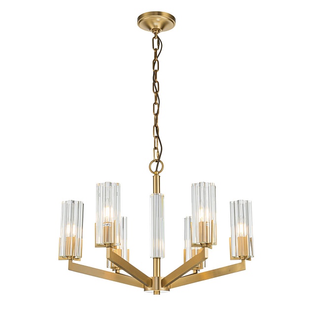 Подвесная люстра Belfast Malone 6035-6 BR CL Фото № 1