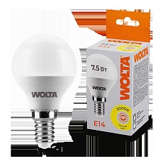 Светодиодная лампа WOLTA 25Y45GL7.5E14