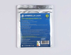 Светодиодная лента Ambrella Light GS4613 COB 400Led/10W m/ 24V IP20 6500K/ 5m*5mm*2.1mm (2 конт.) GS4613 2