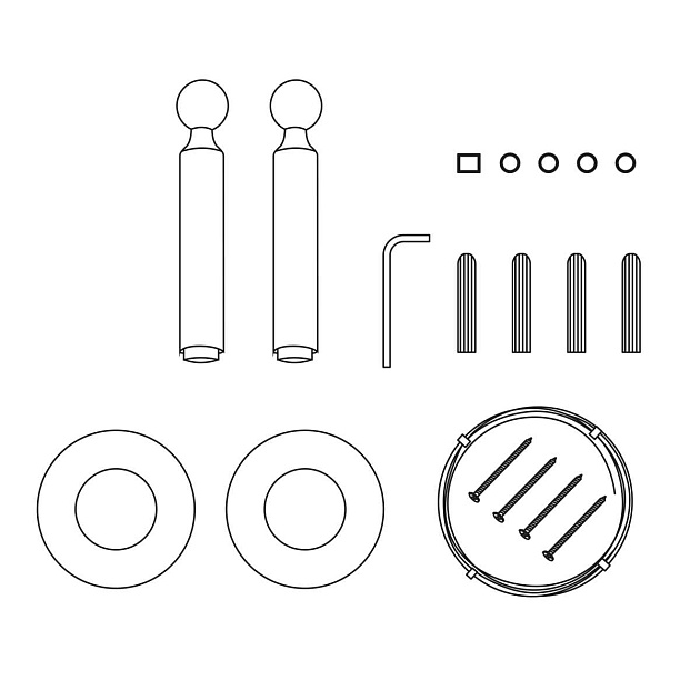 Монтажный комплект ST Luce ST963.409.00 Фото № 1
