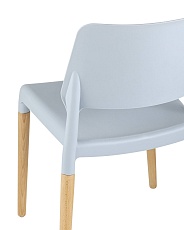 Кухонный стул Stool Group BISTRO серо-голубой с деревян. ножками 8086107 5