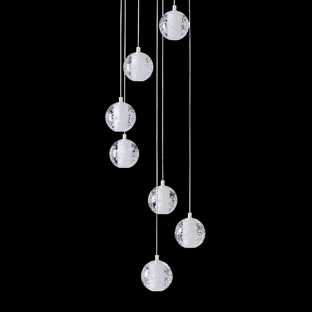 Подвесная люстра Crystal Lux Gaspar SP9 D300 White Фото № 3