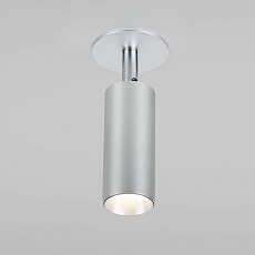 Встраиваемый светодиодный спот Elektrostandard Diffe 25039/Led серебряный a058219 1