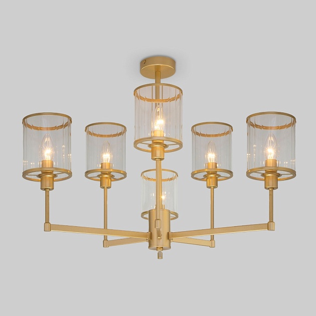 Потолочная люстра Eurosvet 60144/6 золото Фото № 1