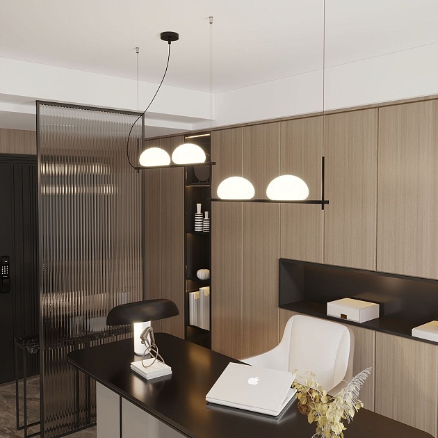 Подвесной светильник Eurosvet Stair 70145/4 черный изображение 5 Подвесной светильник Eurosvet Stair 70145/4 черный Фото № 5