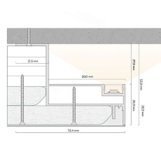 Профиль FerGipps белый ТВ 52 УТ000002481 1