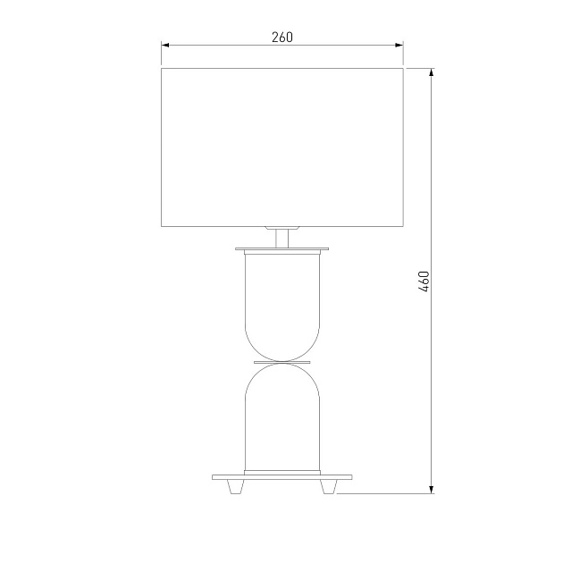 Настольная лампа Eurosvet Caprera 01153/1 никель Фото № 4