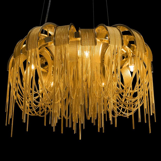 Подвесная люстра LOFT IT Volver 10404/650 GD Фото № 3