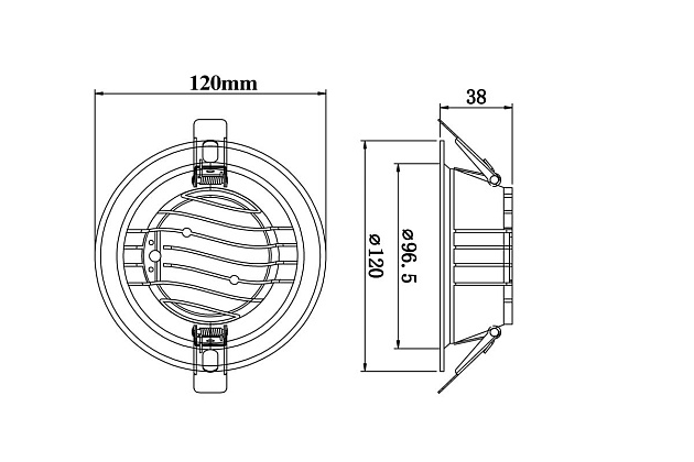 Встраиваемый светодиодный светильник Fiberli CDEW4-TECO(W) 12130702 изображение 2 Встраиваемый светодиодный светильник Fiberli CDEW4-TECO(W) 12130702 Фото № 2
