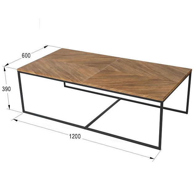 Журнальный стол Мебелик Эклектик 005014 Фото № 3