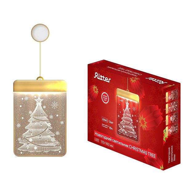 Подвесная светодиодная фигура Ritter Christmas Tree 29290 6 Фото № 2