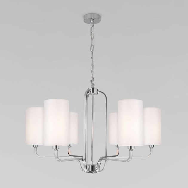 Подвесная люстра Eurosvet Purezza 60128/6 хром Фото № 1