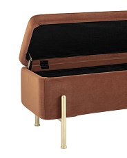 Банкетка Stool Group Болейн с ящиком велюр терракотовый 20A544VF-MOMO-10 2