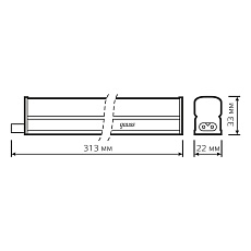 Линейный светодиодный светильник Gauss TL Basict 930411204 3