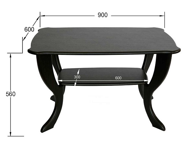 Журнальный стол Мебелик Маэстро СЖ-01 007675 изображение 3 Журнальный стол Мебелик Маэстро СЖ-01 007675 Фото № 3