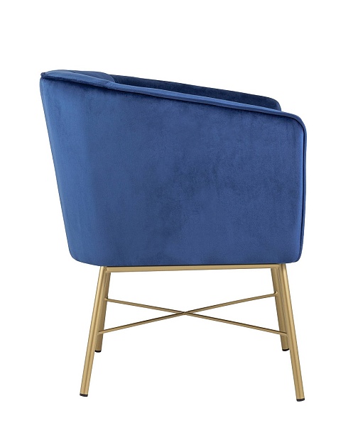 Кресло Stool Group Шале велюр синий FALETTE BLUE изображение 3 Кресло Stool Group Шале велюр синий FALETTE BLUE Фото № 3