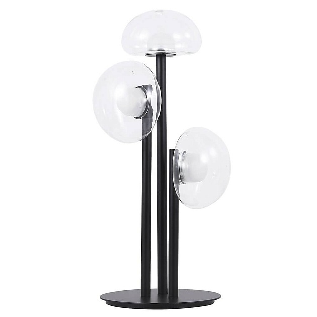 Настольная лампа Crystal Lux Bosque LG3 Black/Transparent изображение 1 Настольная лампа Crystal Lux Bosque LG3 Black/Transparent Фото № 1