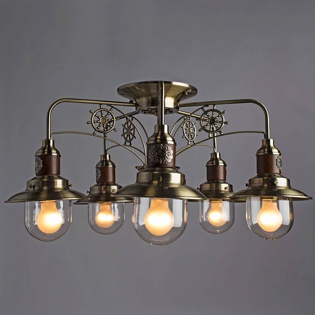 Потолочная люстра Arte Lamp Sailor A4524PL-5AB изображение 3 Потолочная люстра Arte Lamp Sailor A4524PL-5AB Фото № 3