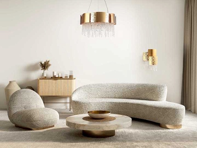 Подвесной светильник Chiaro Кармен 394012215 Фото № 3