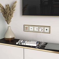 Акустическая розетка Werkel белая W1185001 4690389155536 1