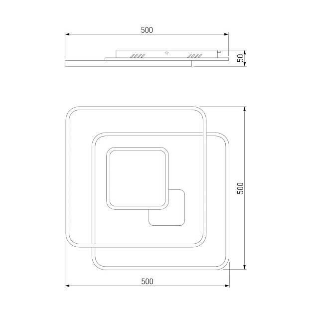 Потолочный светодиодный светильник Eurosvet Caroline 90255/1 изображение 3 Потолочный светодиодный светильник Eurosvet Caroline 90255/1 Фото № 3