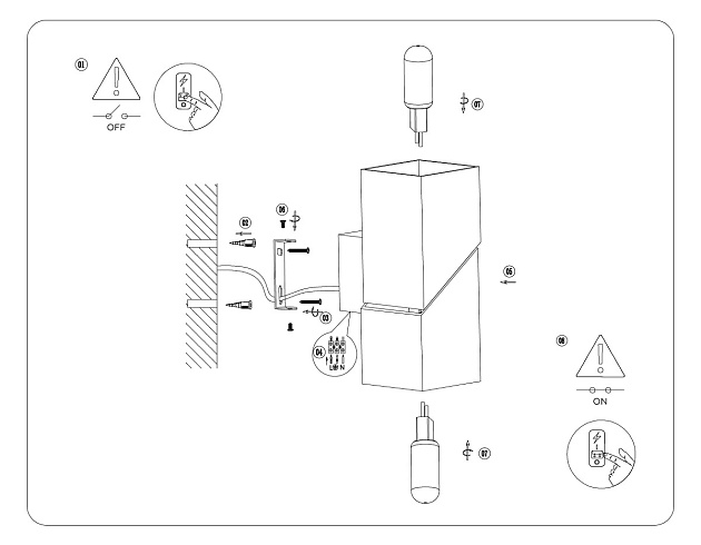 Настенный светильник Ambrella light Wallers Wall FW2474 Фото № 7