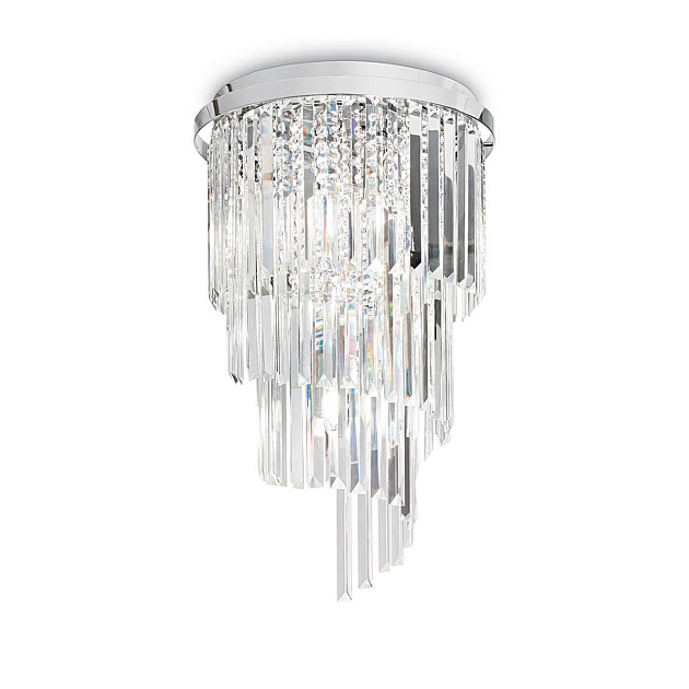 Потолочная люстра Ideal Lux Carlton PL8 Cromo 168920 Фото № 1