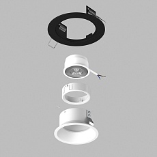 Комплект со светильником Lightstar Domino Round (214617+214606+214006) D61706WMOD 3