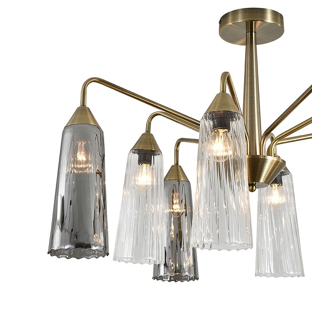 Потолочная люстра Indigo Campana 13028/8R Brass V000510 Фото № 2