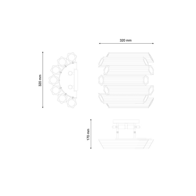 Настенный светильник Lucia Tucci Rumba W1072.4 Chrome Фото № 3