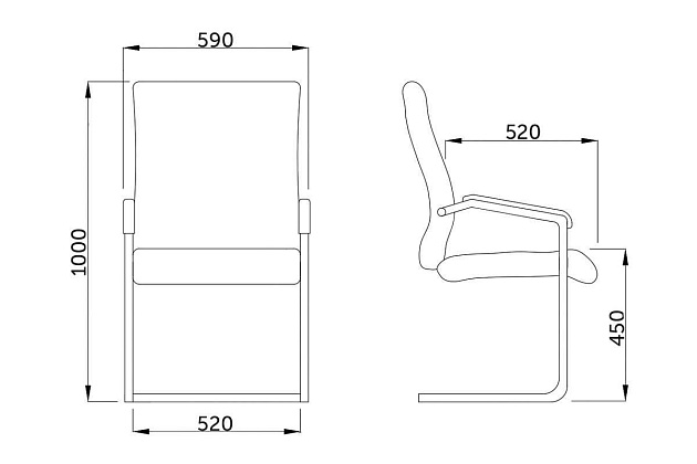 Офисный стул AksHome Damask коричневый, экокожа 58897 Фото № 2