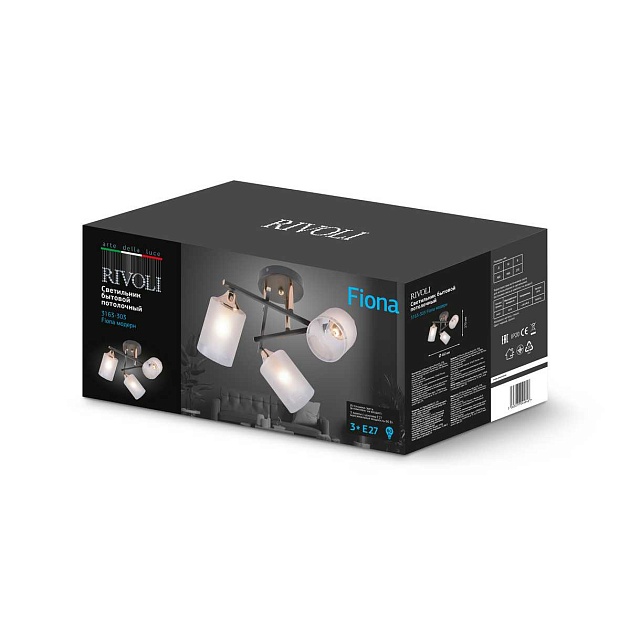 Потолочная люстра Rivoli Fiona 3163-303 Б0059259 изображение 2 Потолочная люстра Rivoli Fiona 3163-303 Б0059259 Фото № 2