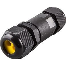 Соединитель-коннектор для проводов LD521, 2-контактный, водонепроницаемый, черный 1