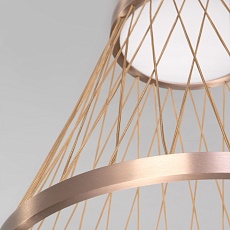 Потолочный светодиодный светильник Eurosvet Cesta 40018/1 LED коричневый 2