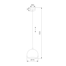 Подвесной светильник TK Lighting 10172 Zoe 1