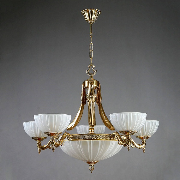 Подвесная люстра Ambiente Navarra 02228/5 WP Фото № 1