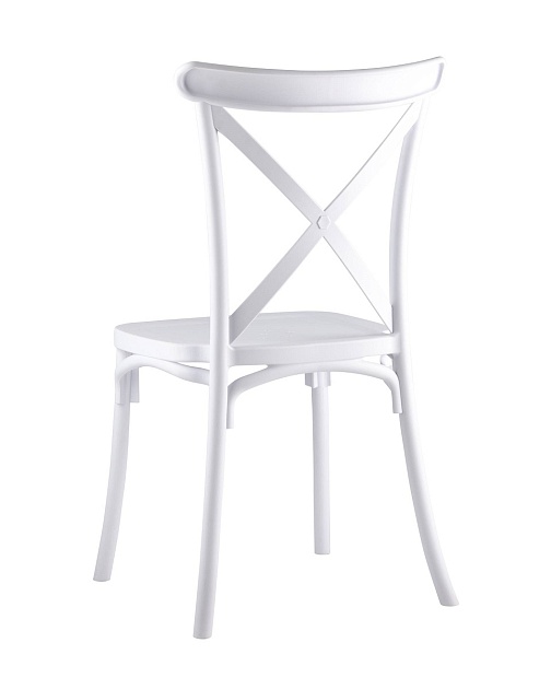 Кухонный стул Stool Group Кроссбэк пластиковый белый Y030 white Фото № 6