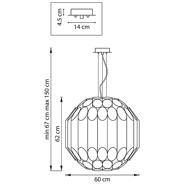 Подвесная люстра Lightstar Siena 720807 Фото № 3