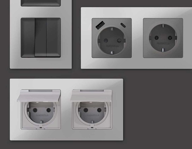 Рамка AMBRELLA VOLT AF220405 Фото № 3