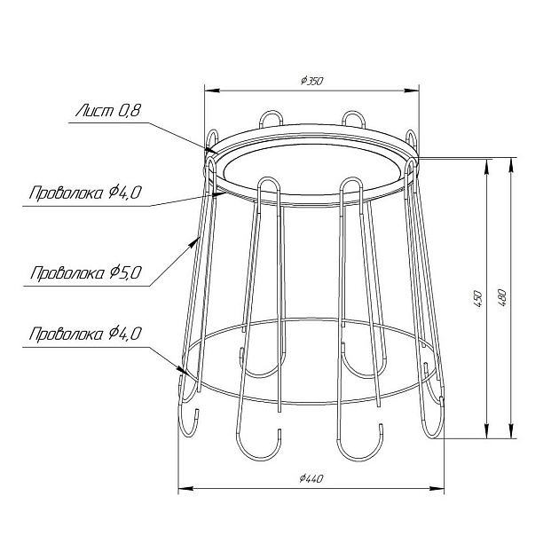 Кофейный стол Мебелик SHT-CT6 008053 изображение 2 Кофейный стол Мебелик SHT-CT6 008053 Фото № 2