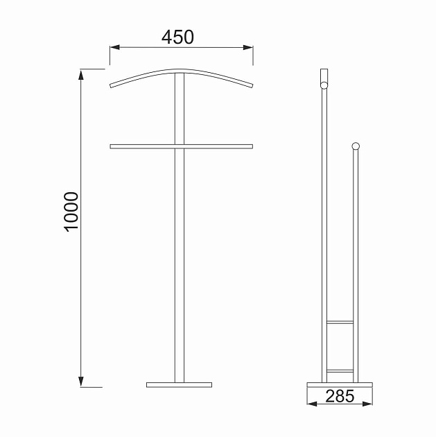 Костюмная вешалка AksHome Milo белый, металл 77621 изображение 2 Костюмная вешалка AksHome Milo белый, металл 77621 Фото № 2