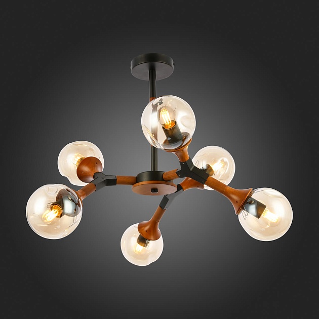 Потолочная люстра Evoluce Raquel SLE109402-06 Фото № 3