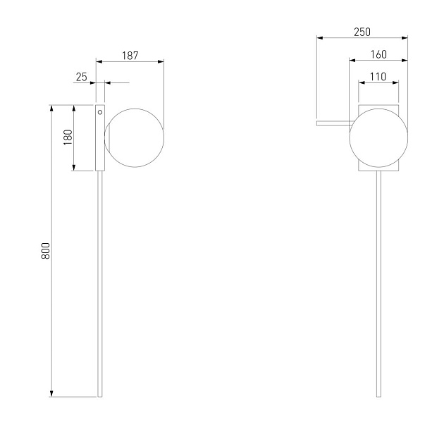 Настенный светильник Eurosvet Fredo 40033/1 латунь изображение 2 Настенный светильник Eurosvet Fredo 40033/1 латунь Фото № 2