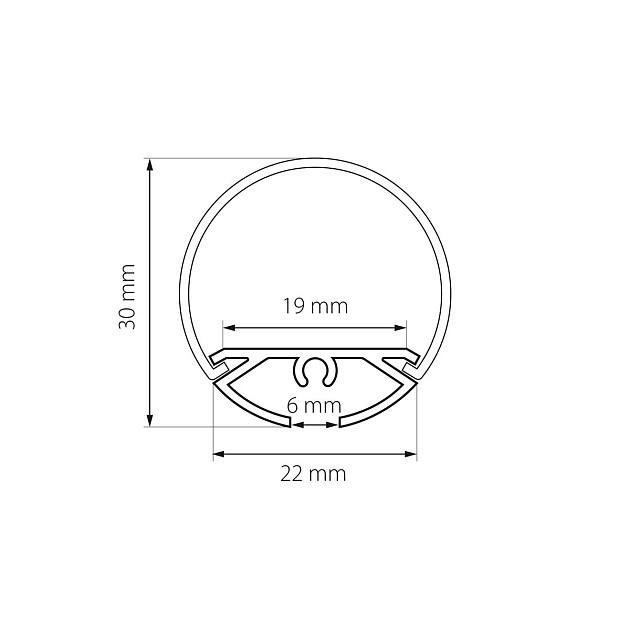 Профиль с рассеивателем Lightstar Profiled 419191 Фото № 2
