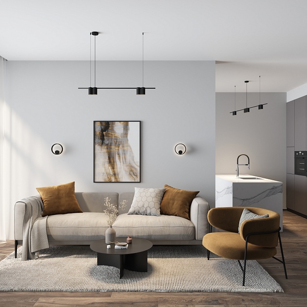 Подвесная люстра Denkirs Orbit DK4061-BK изображение 4 Подвесная люстра Denkirs Orbit DK4061-BK Фото № 4