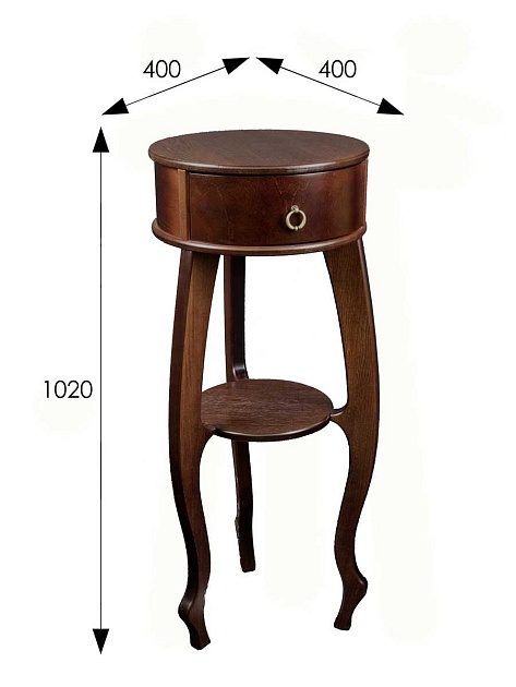 Подставка для цветов Мебелик Берже 12 000884 изображение 3 Подставка для цветов Мебелик Берже 12 000884 Фото № 3