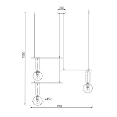 Подвесная люстра Eurosvet Riche 70143/3 белый 2